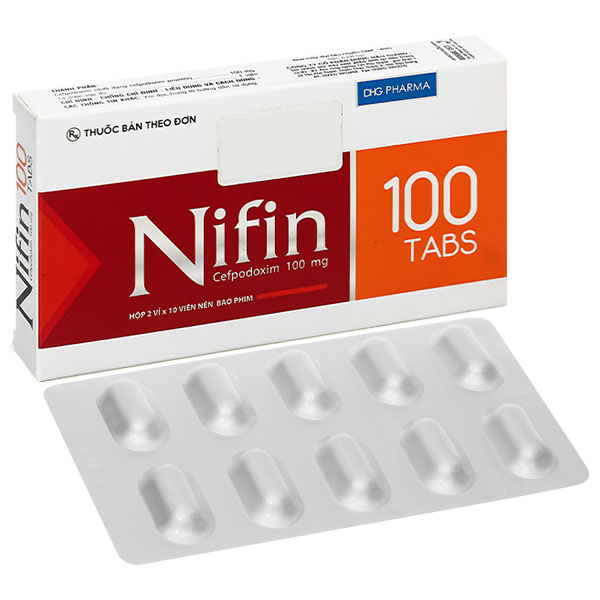 Nifin 100mg trị nhiễm khuẩn