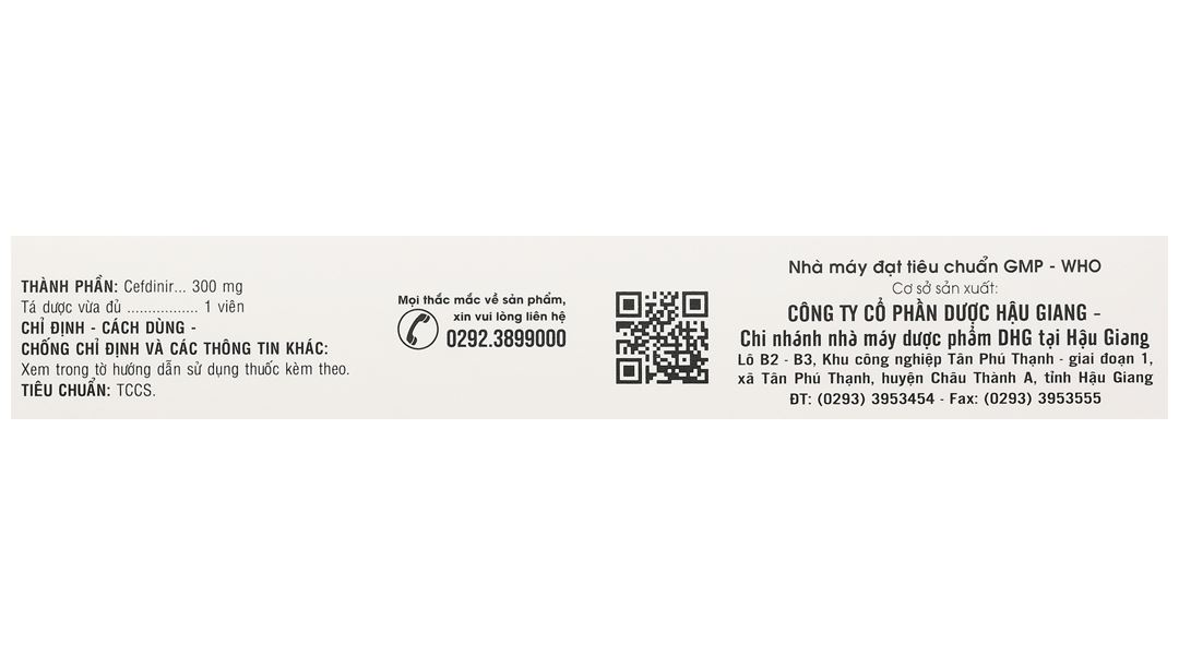 Haginir 300 điều trị nhiễm khuẩn nhẹ đến trung bình