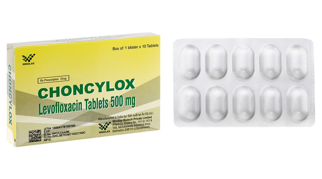 Choncylox 500mg trị nhiễm khuẩn