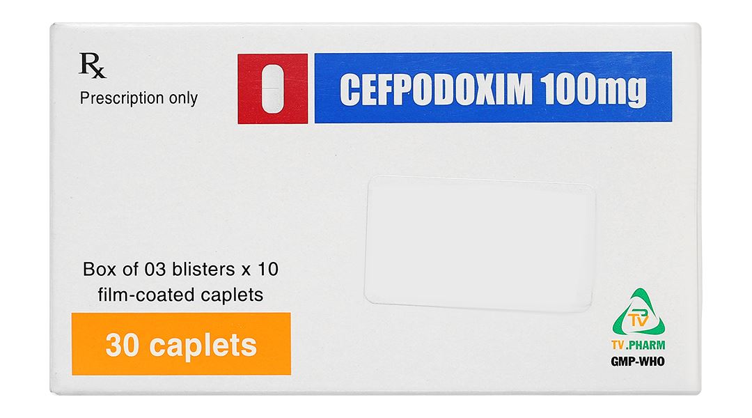 Cefpodoxim TV.Pharm 100mg điều trị nhiễm khuẩn