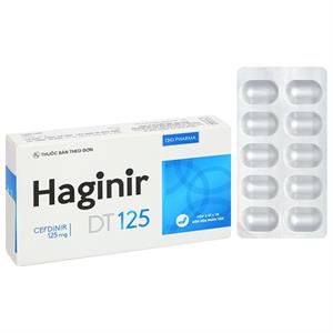 Haginir DT 125 điều trị nhiễm khuẩn từ nhẹ đến vừa