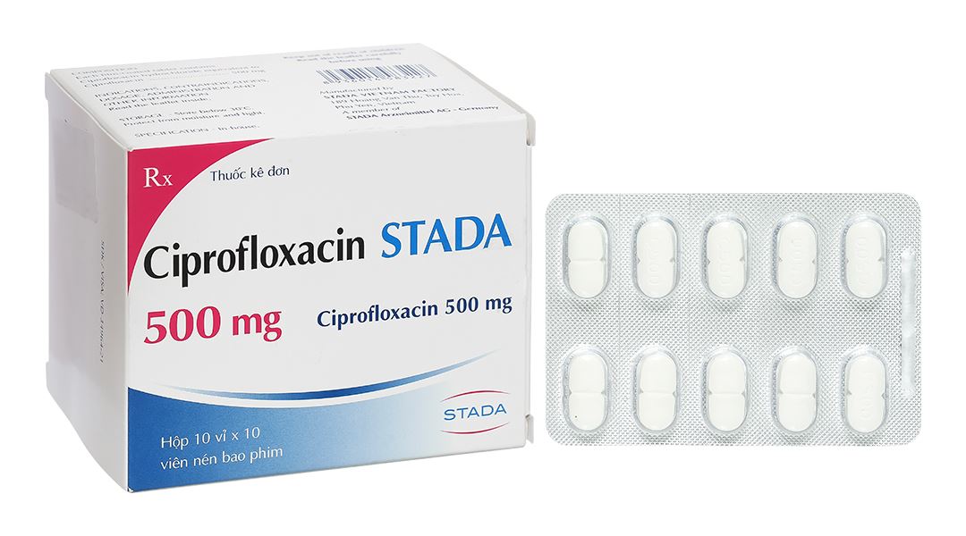Ciprofloxacin Stada 500mg điều trị nhiễm khuẩn