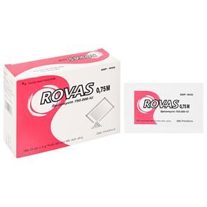 Bột pha hỗn dịch uống Rovas 0.75M trị nhiễm khuẩn
