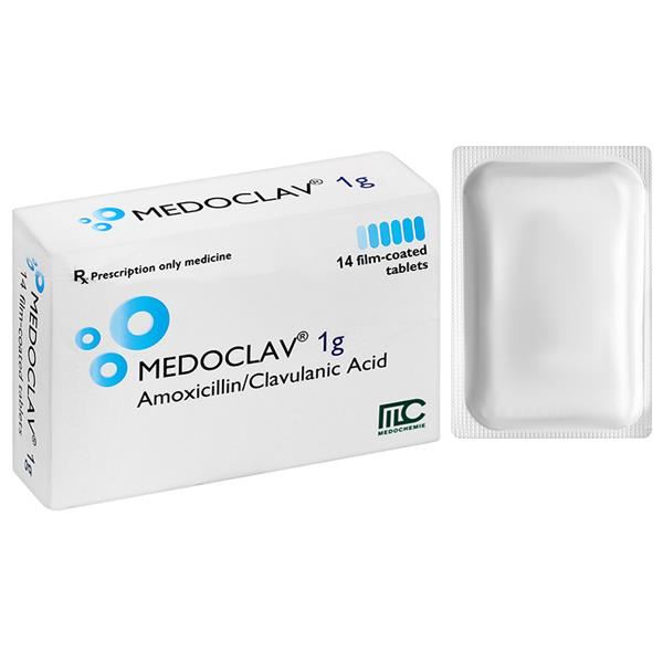 Medoclav 1g trị ngắn hạn các trường hợp nhiễm khuẩn