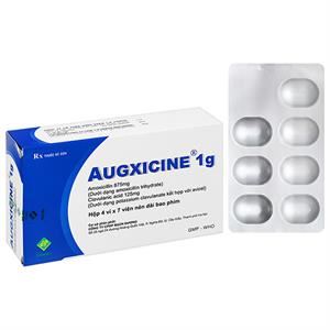 Augxicine 1g trị trong thời gian ngắn các trường hợp nhiễm khuẩn