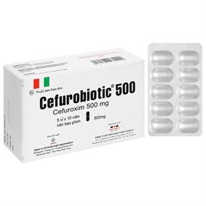 Cefurobiotic 500 điều trị nhiễm khuẩn