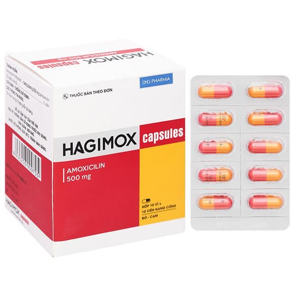 Hagimox Capsules 500mg trị nhiễm khuẩn