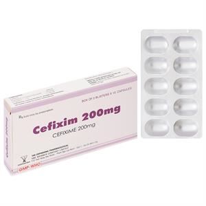 Cefixim Cophavina 200mg trị nhiễm khuẩn