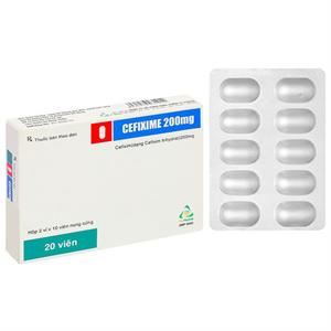Cefixime 200 TV. Pharm trị nhiễm khuẩn