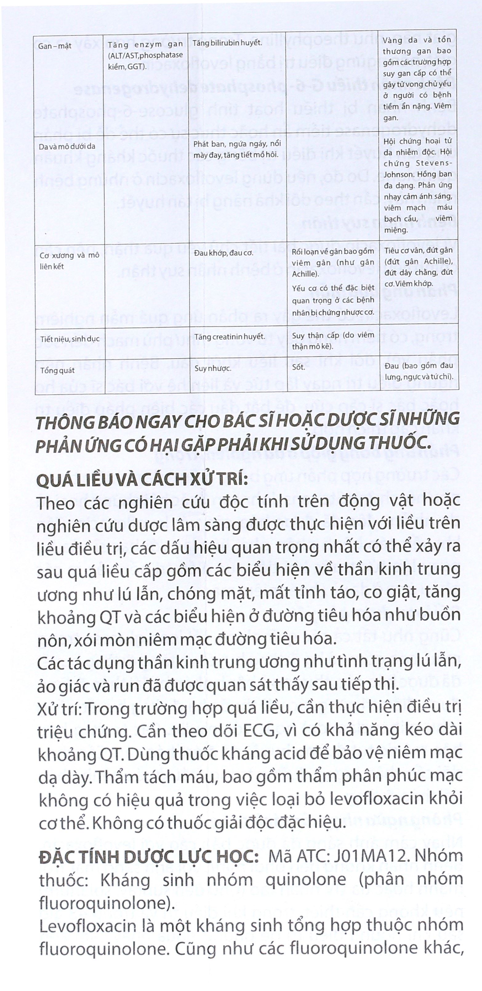 Levoleo 500 điều trị nhiễm khuẩn (1 vỉ x 10 viên) - 9