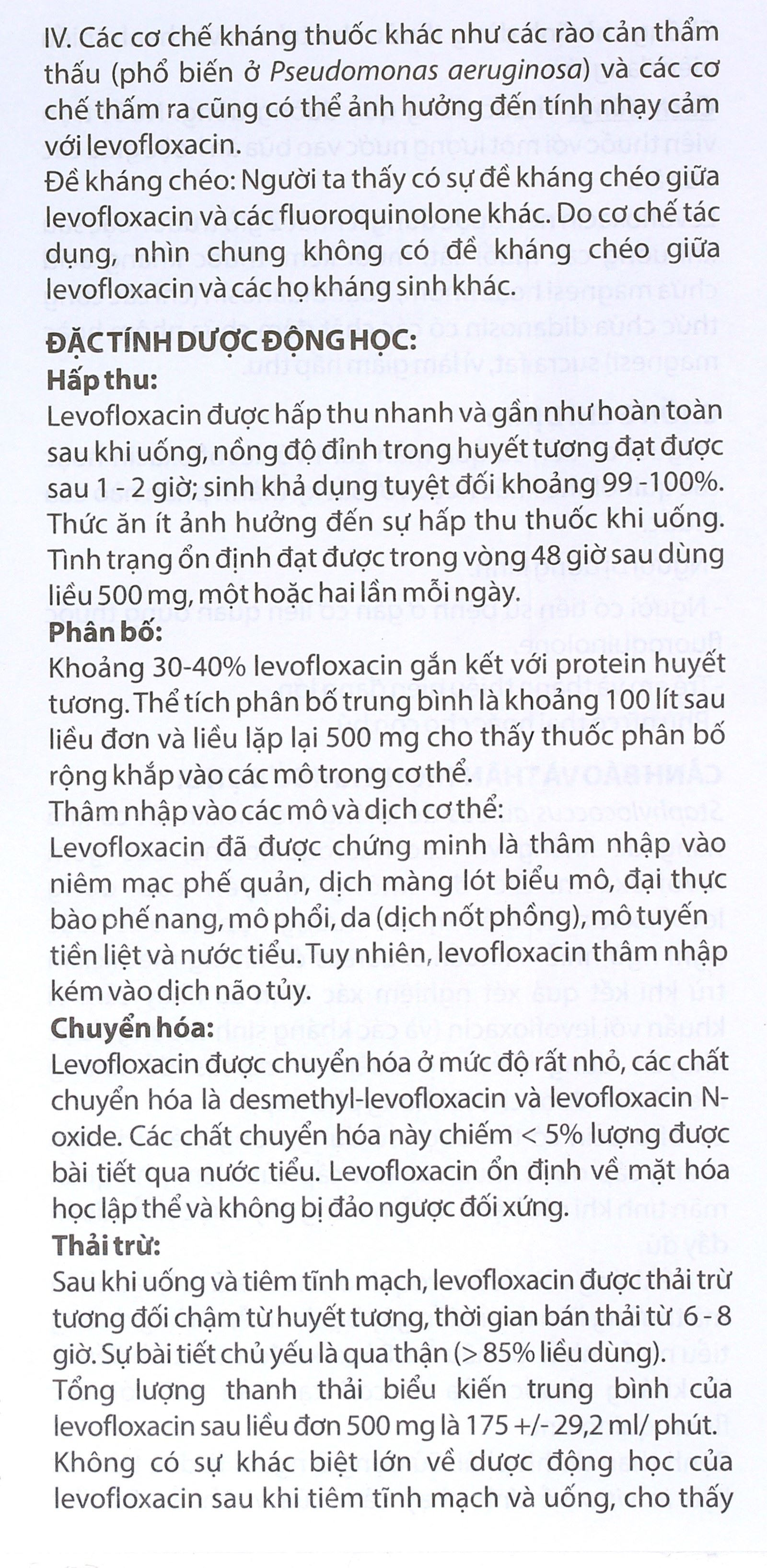 Levoleo 500 điều trị nhiễm khuẩn (1 vỉ x 10 viên) - 11