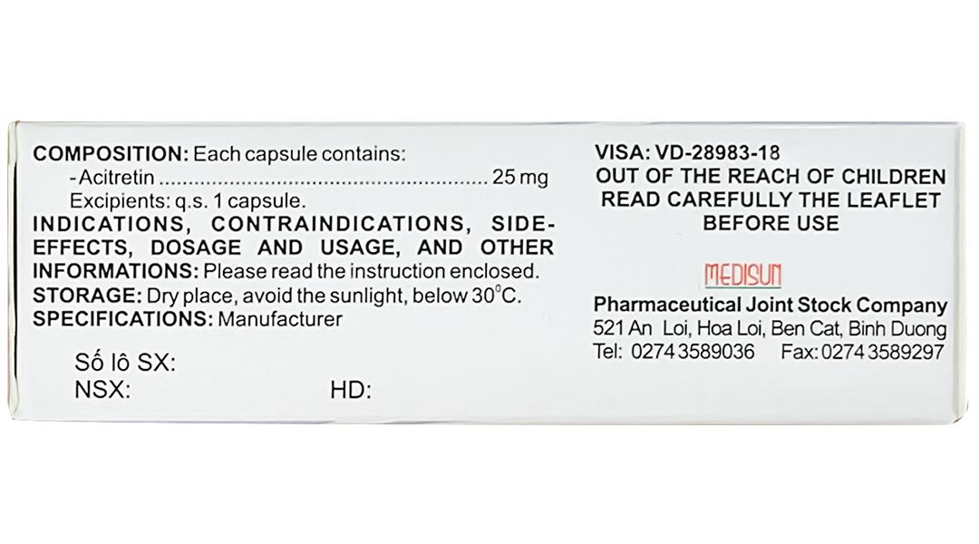Fellaini 25mg điều trị vẩy nến và bệnh ngoài da