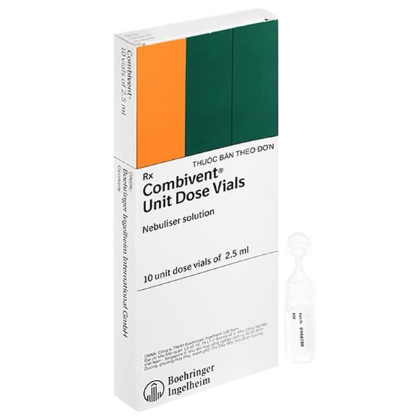 Dung dịch khí dung Combivent kiểm soát co thắt phế quản