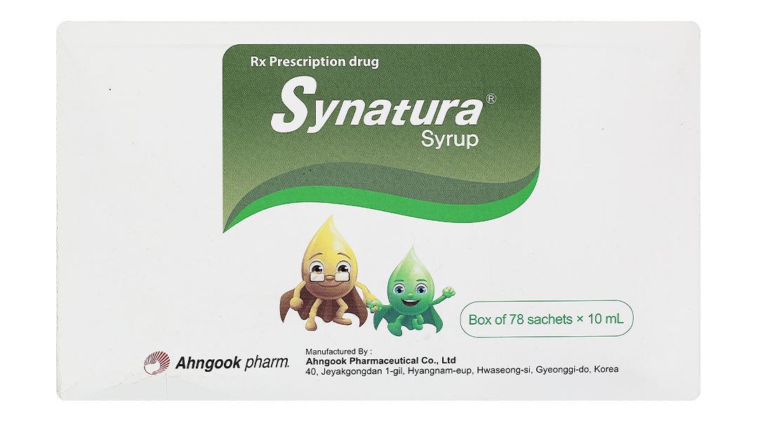 Siro Synatura điều trị nhiễm khuẩn đường hô hấp trên cấp tính