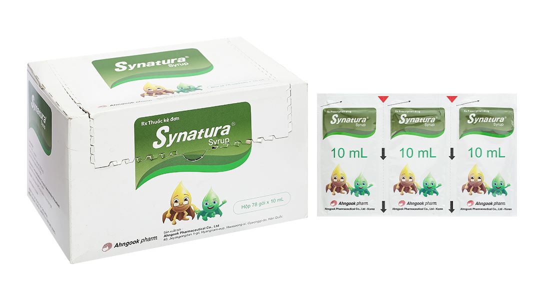 Siro Synatura điều trị nhiễm khuẩn đường hô hấp trên cấp tính