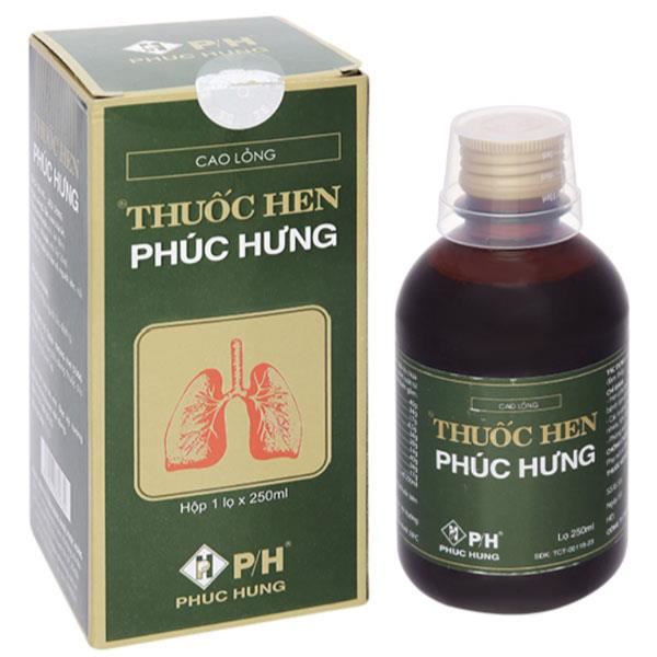 Cao lỏng Thuốc Hen Phúc Hưng trị hen suyễn, viêm phế quản
