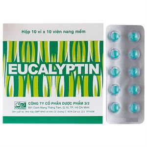 Eucalyptin 100mg hỗ trợ sát khuẩn hô hấp