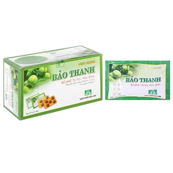 Viên ngậm Bảo Thanh trị ho, bổ phế