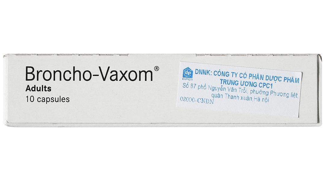 Broncho-Vaxom Adults 7mg trị nhiễm khuẩn hô hấp, tăng miễn dịch
