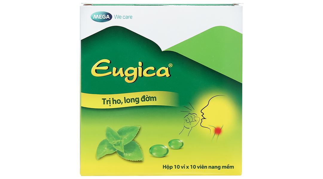 Eugica trị ho, đau họng, sổ mũi, cảm cúm, long đàm