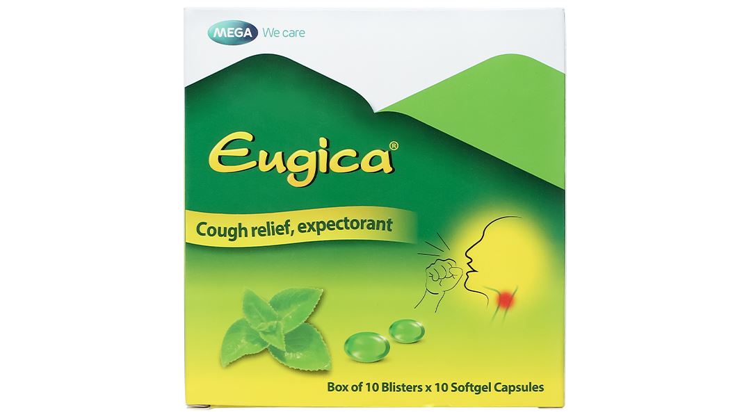 Eugica trị ho, đau họng, sổ mũi, cảm cúm, long đàm