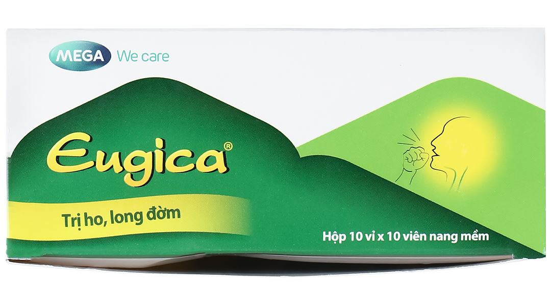 Eugica trị ho, đau họng, sổ mũi, cảm cúm, long đàm