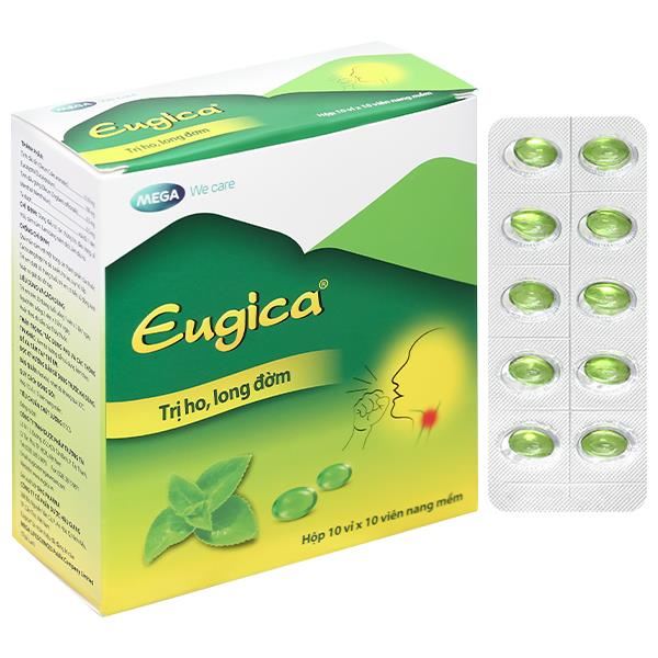 Eugica trị ho, đau họng, sổ mũi, cảm cúm, long đàm