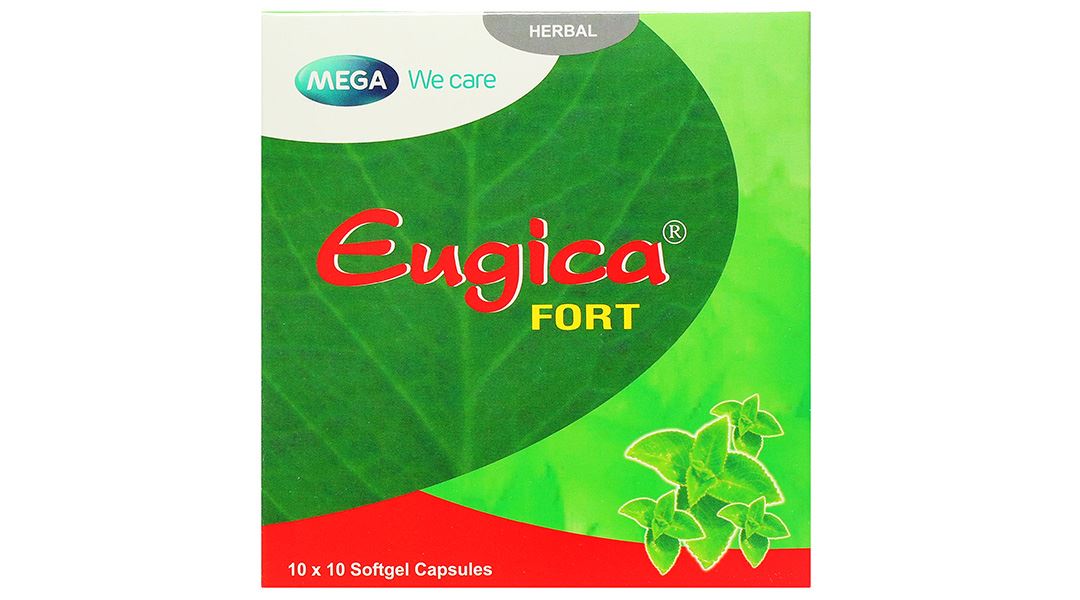 Eugica Fort điều trị các chứng ho, đau họng, sổ mũi