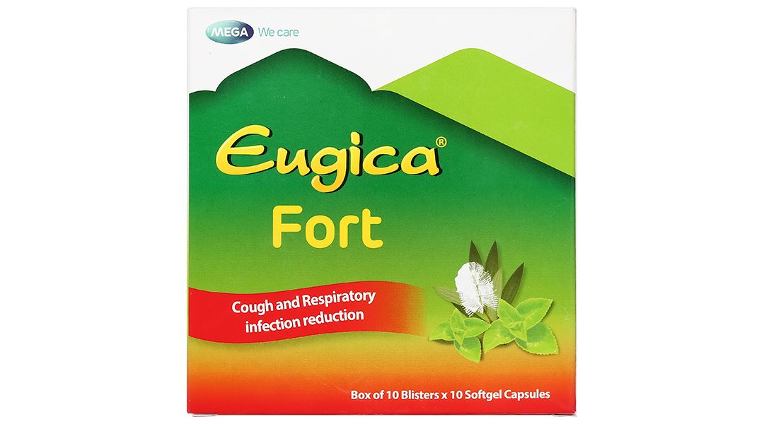 Eugica Fort điều trị các chứng ho, đau họng, sổ mũi