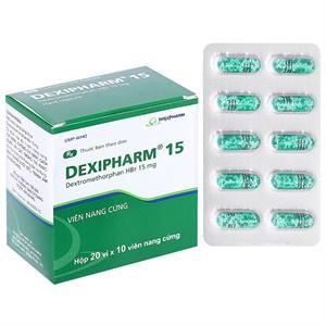 Dexipharm 15 trị ho khan, ho do kích ứng