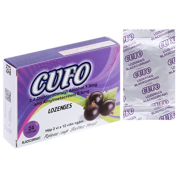 Viên ngậm Cufo trị viêm họng, đau họng