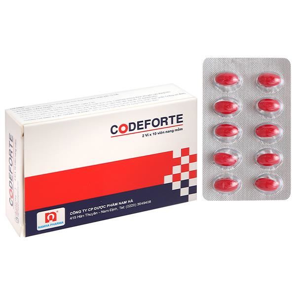 Codeforte trị ho khan, ho do kích ứng