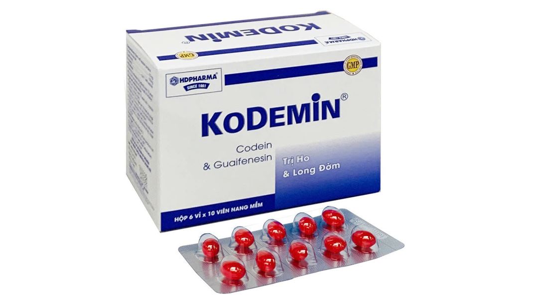Kodemin trị ho khan, ho do kích ứng