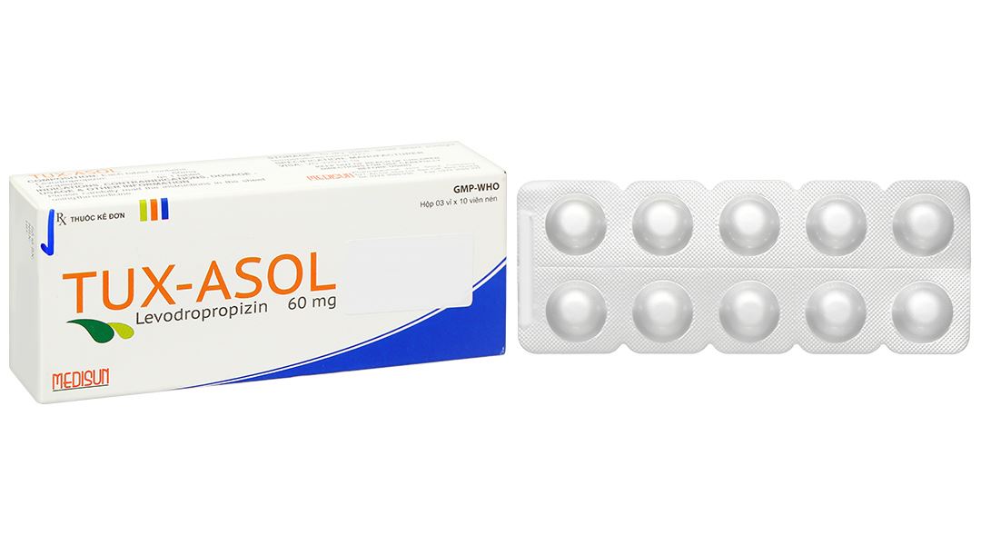 Tux-Asol 60mg điều trị các bệnh phế quản và phổi có kèm ho khan