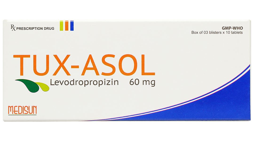 Tux-Asol 60mg điều trị các bệnh phế quản và phổi có kèm ho khan