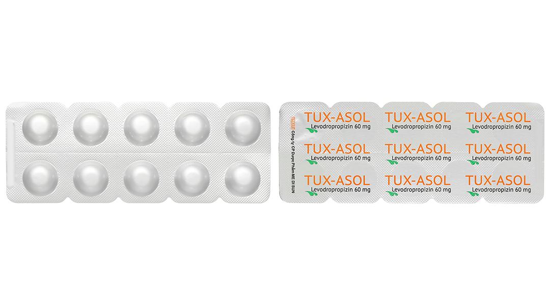 Tux-Asol 60mg điều trị các bệnh phế quản và phổi có kèm ho khan