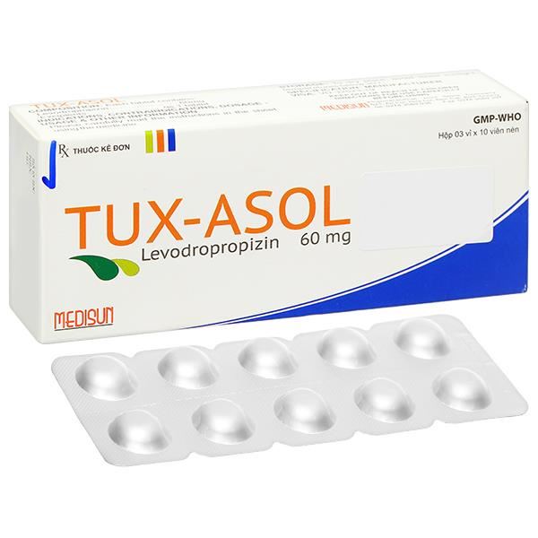 Tux-Asol 60mg điều trị các bệnh phế quản và phổi có kèm ho khan