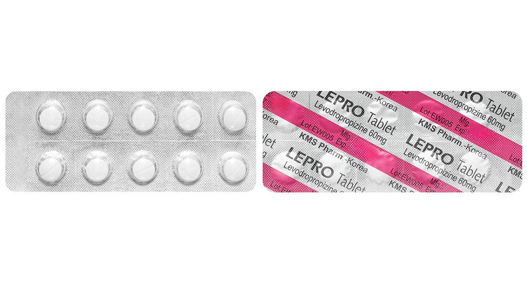 Lepro Tablet 60mg điều trị ho do các bệnh đường hô hấp