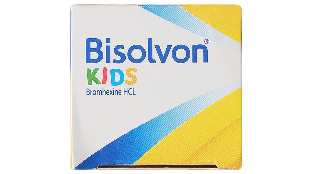 Siro Bisolvon Kids 4mg/5ml làm loãng đờm trong các bệnh phế quản