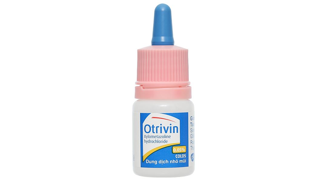 Dung dịch nhỏ mũi Otrivin 0.05% giảm triệu chứng nghẹt mũi chai 10ml - 8