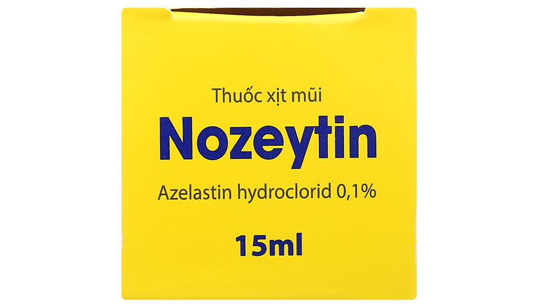 Thuốc xịt mũi Nozeytin 0,1% điều trị triệu chứng của viêm mũi