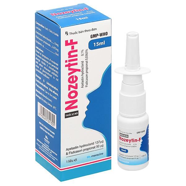 Thuốc xịt mũi Nozeytin-F điều trị viêm mũi dị ứng