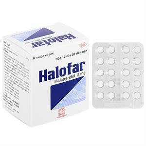 Halofar 2mg trị các biểu hiện rối loạn tâm thần