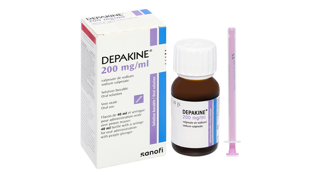 Dung dịch uống Depakine 200mg/ml điều trị các thể động kinh khác nhau