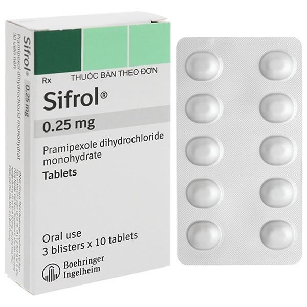 Sifrol 0.25mg trị Parkinson