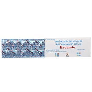 Encorate 200mg trị động kinh, rối loạn lưỡng cực