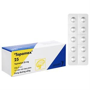 Topamax 25 trị động kinh, dự phòng đau nửa đầu