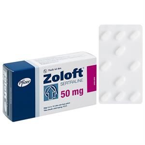 Zoloft 50mg trị trầm cảm, rối loạn lo âu