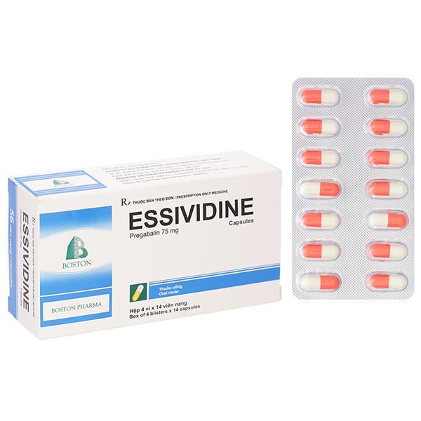 Essividine 75mg điều trị động kinh, rối loạn lo âu