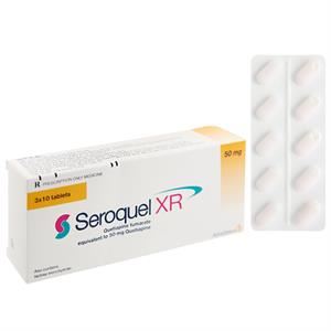 Seroquel XR 50mg trị bệnh tâm thần phân liệt, rối loạn lưỡng cực